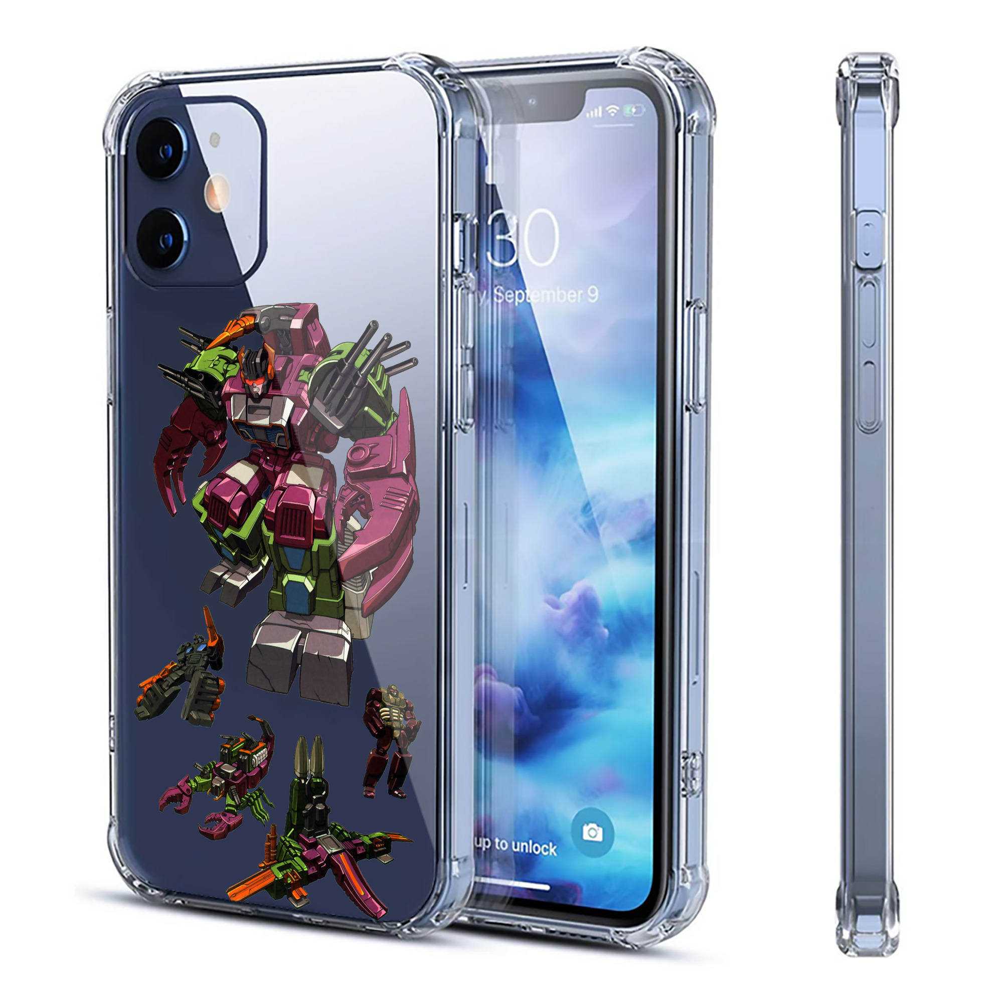 （画像用）  【iPhone 12シリーズ対応】透明スマホケース（クリアソフトケース）